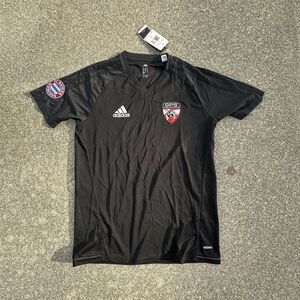 Adidas GPS FC Bayern Munchen Soccer Jersey Mens Medium Black V-Neck Adizero
